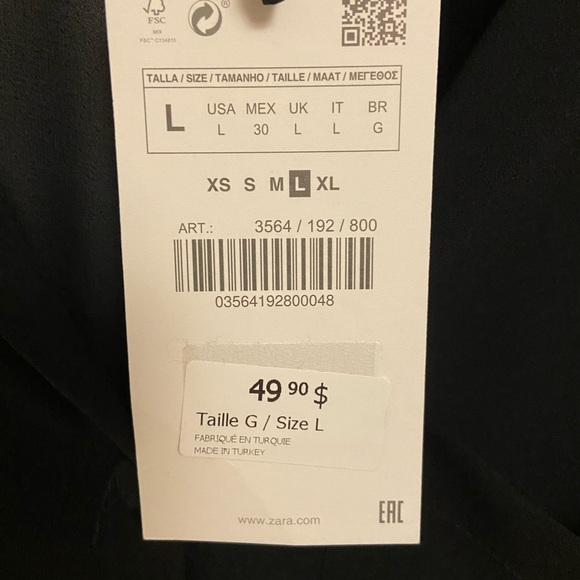 Zara sheer blouse - Picture 4 of 9